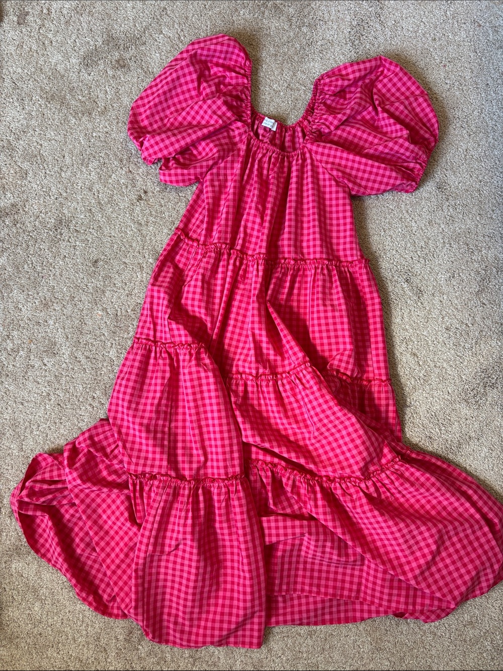 Zoco pink gingham daymaker dress